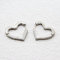 OEM van de Hoepeloorringen van Sterling Silver Dangle Earrings Silver Huggie van de hartvorm