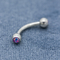 Synthetisch Opaal 16 Doordringend de Juwelenroestvrij staal 8mm van de Maatwenkbrauw